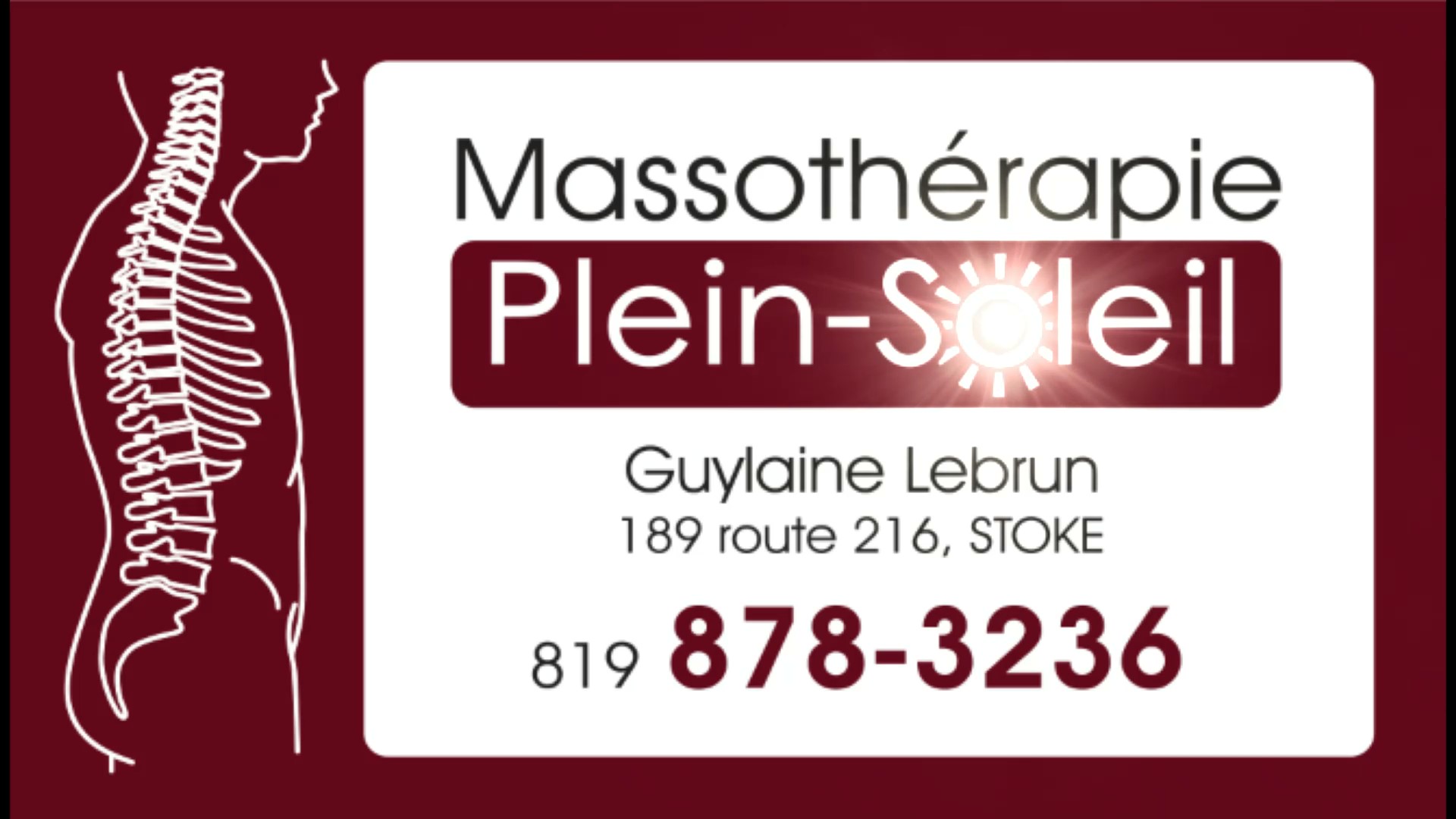 Massothérapie Plein-Soleil