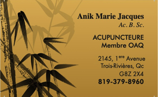 Clinique d'acupuncture Anik Marie Jacques