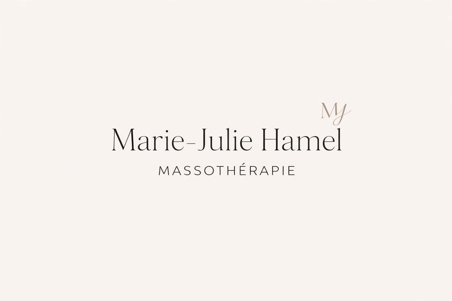 Massothérapie Marie-Julie Hamel