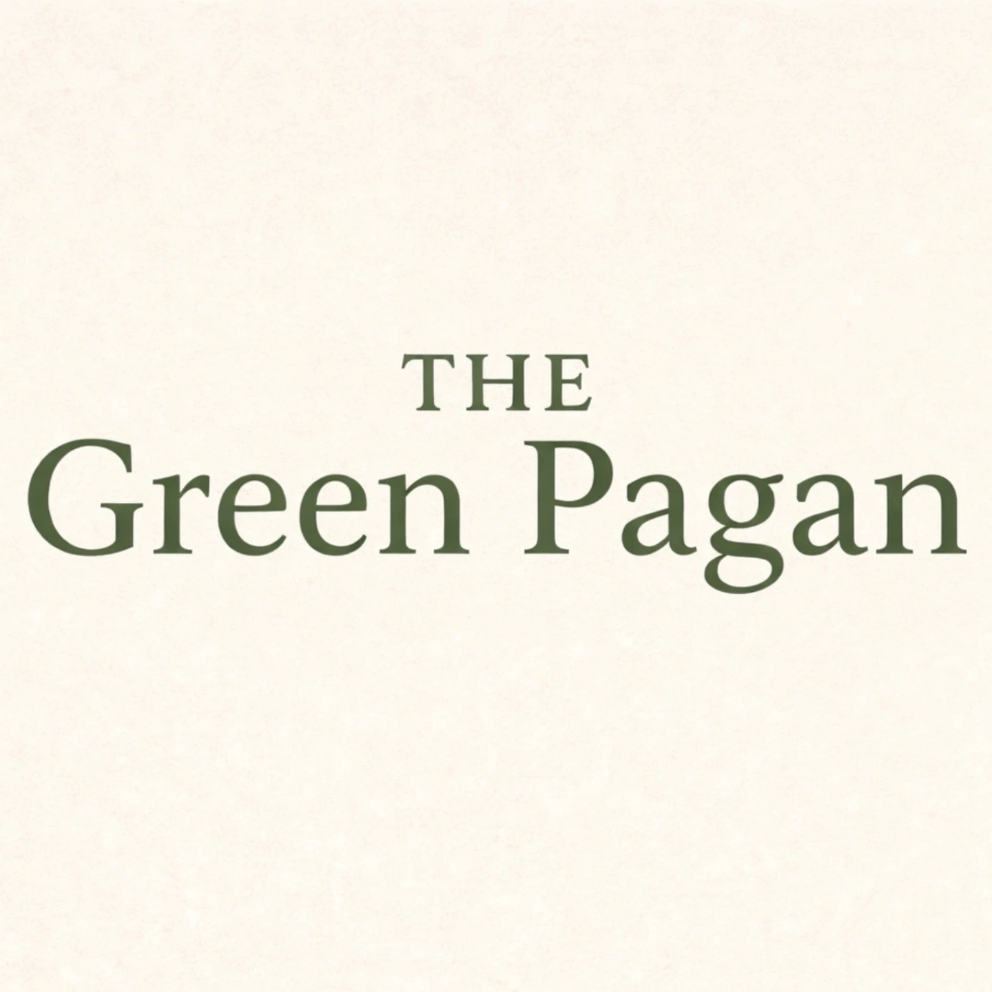 The Green Pagan