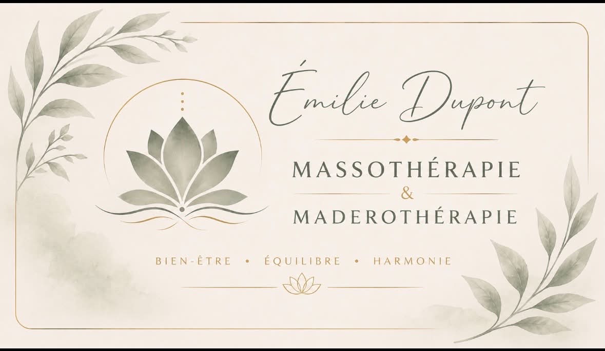 Massothérapie et madérothérapie Emilie Dupont