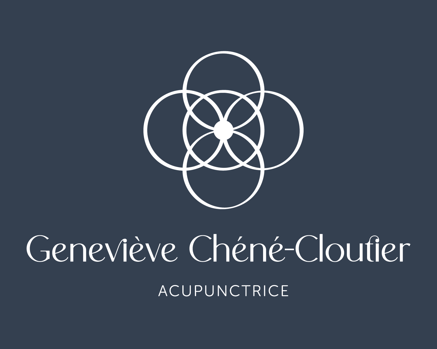Geneviève Chéné-Cloutier Acupunctrice