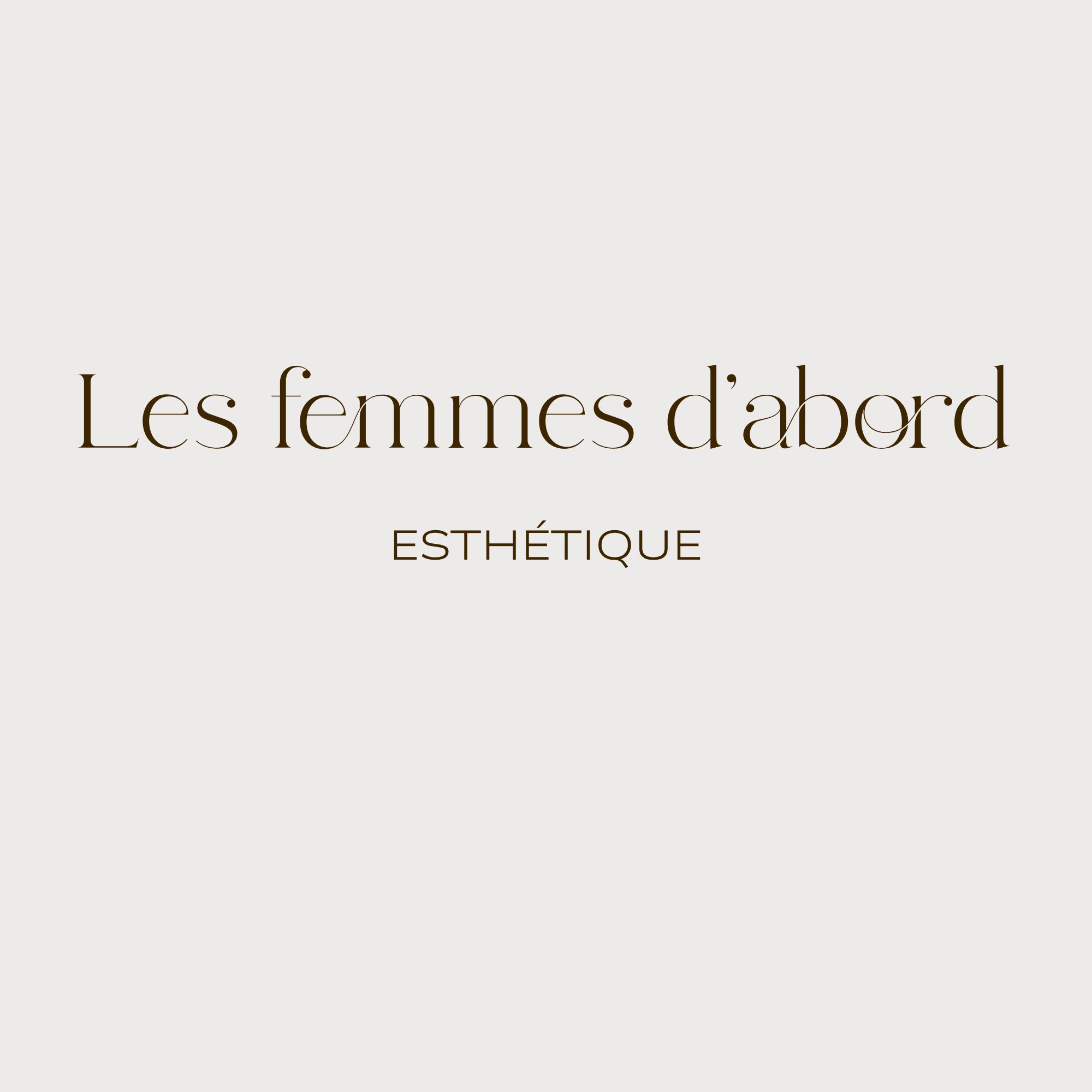 Les femmes d'abord