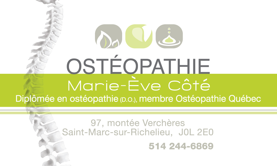Ostéopathie Marie-Ève Côté