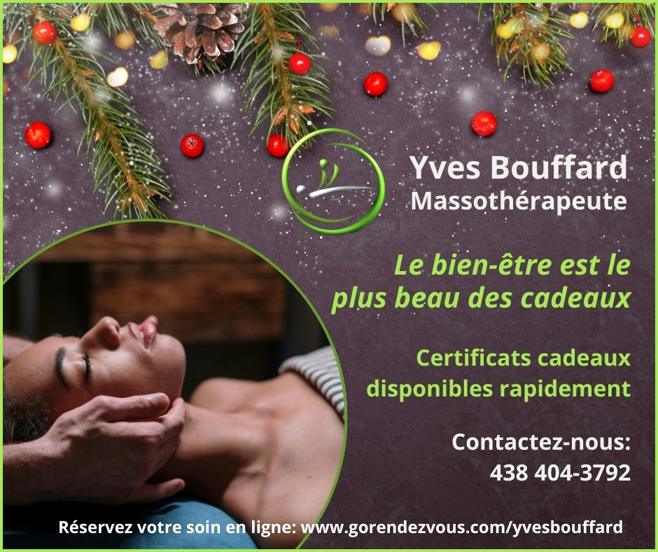 Yves Bouffard Massothérapeute