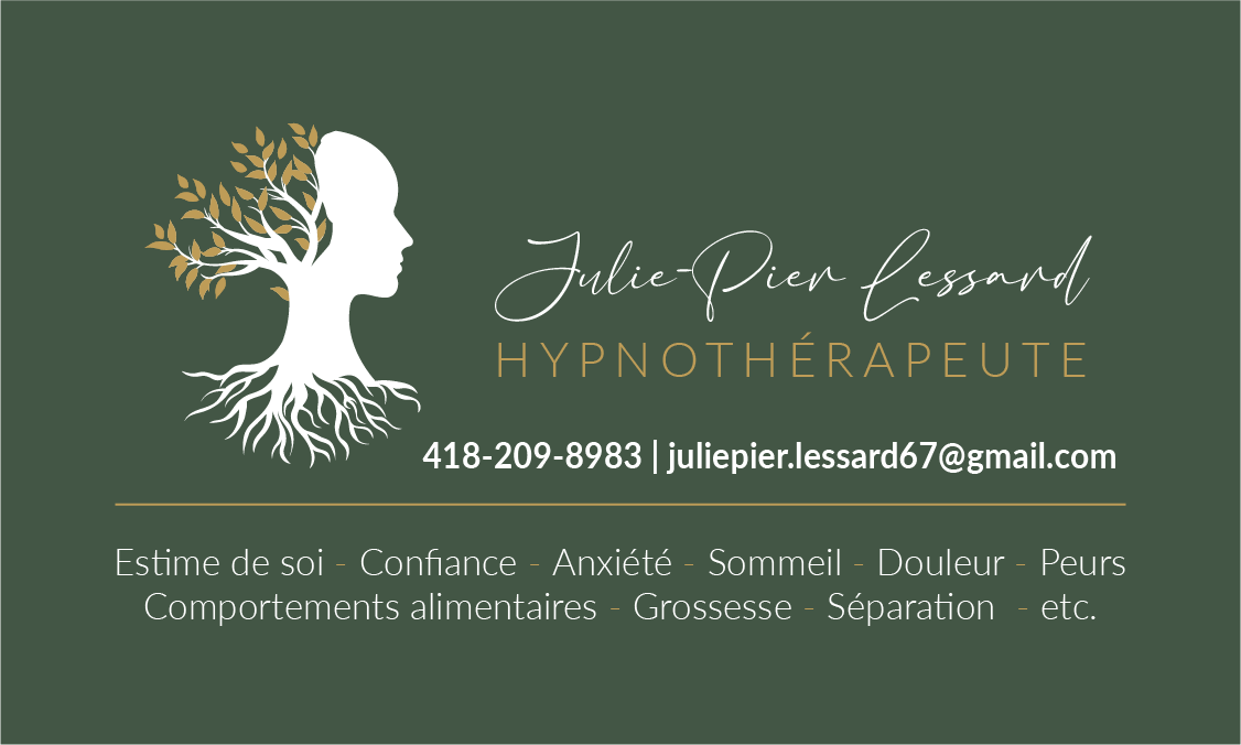 Julie-Pier Lessard - Hypnothérapeute