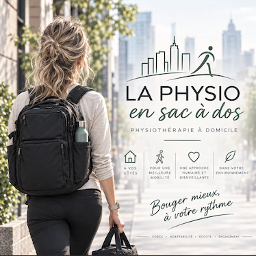 LA PHYSIO en sac à dos