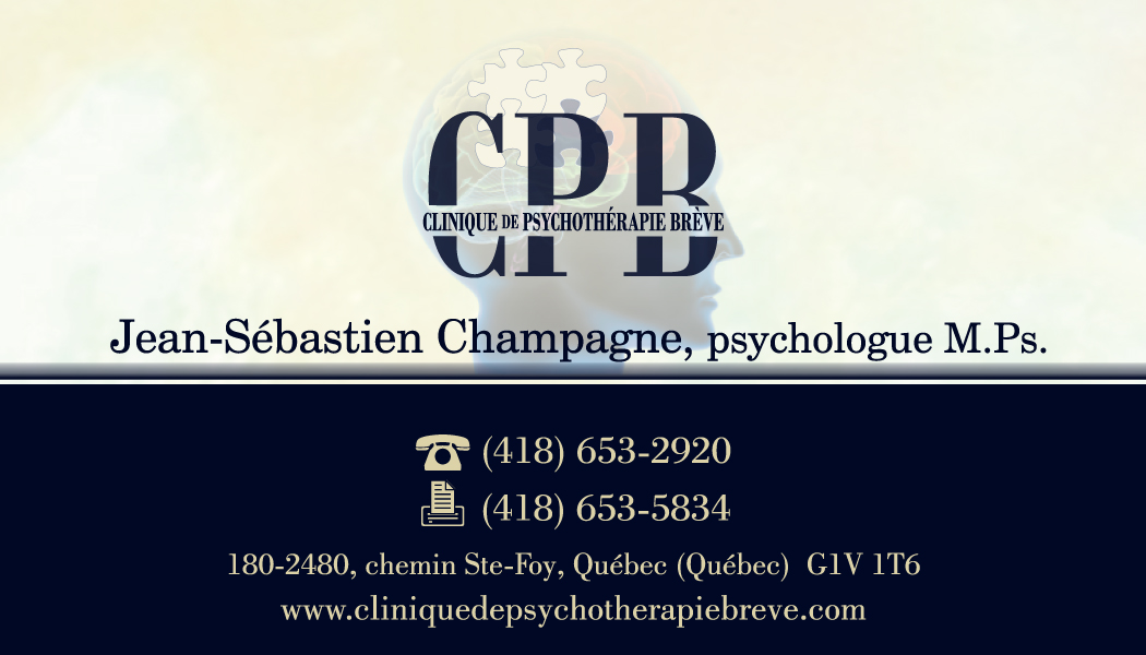 Jean-Sébastien Champagne, Psychologue