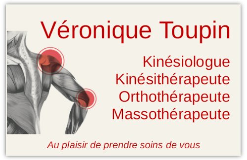 Véronique Toupin - Kinésiologue-Kinésithérapeute