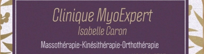Clinique MyoExpert - Isabelle Caron