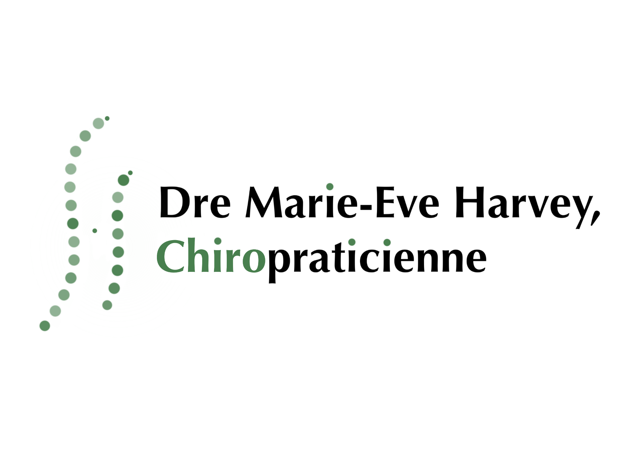 Dre Marie-Ève Harvey, chiropraticienne
