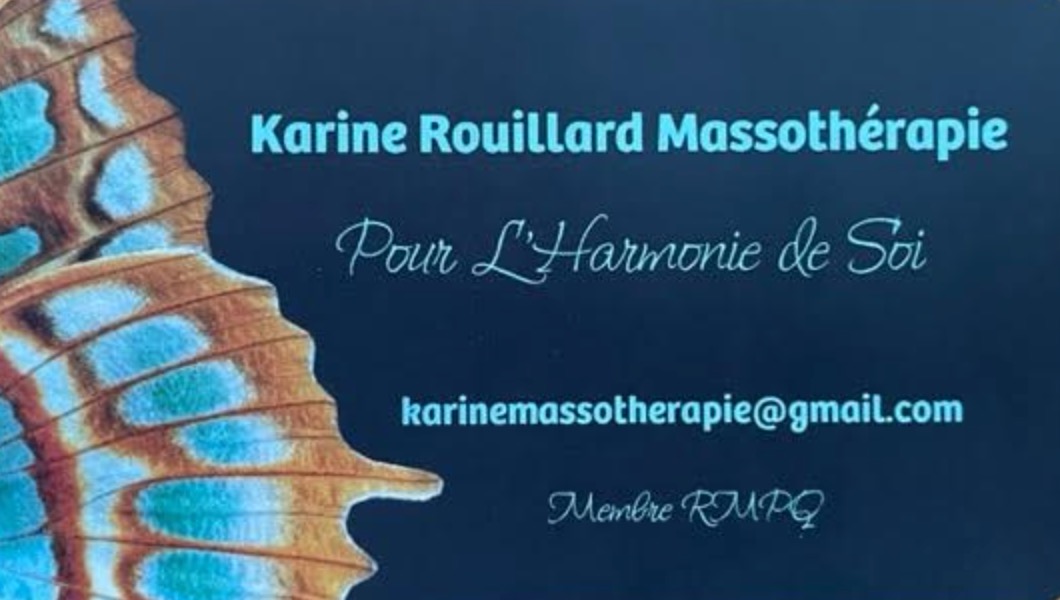 Karine Rouillard Massothérapie