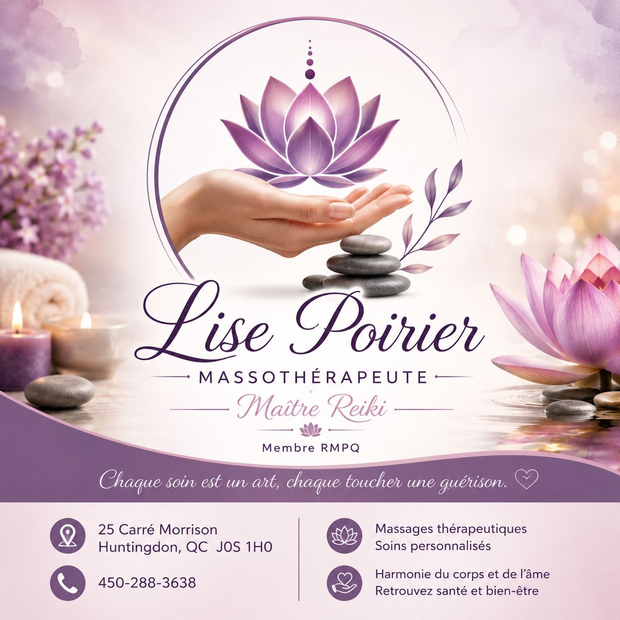Lise Poirier Massothérapeute