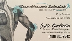 Massothérapeute Spécialisée Julie Ouellette