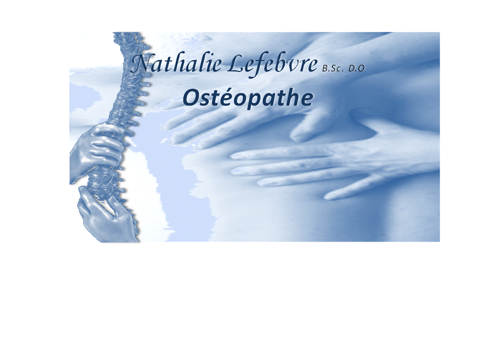 Nathalie Lefebvre, Ostéopathe