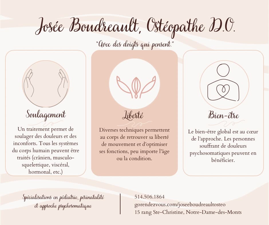 Josée Boudreault Ostéopathe D.O.