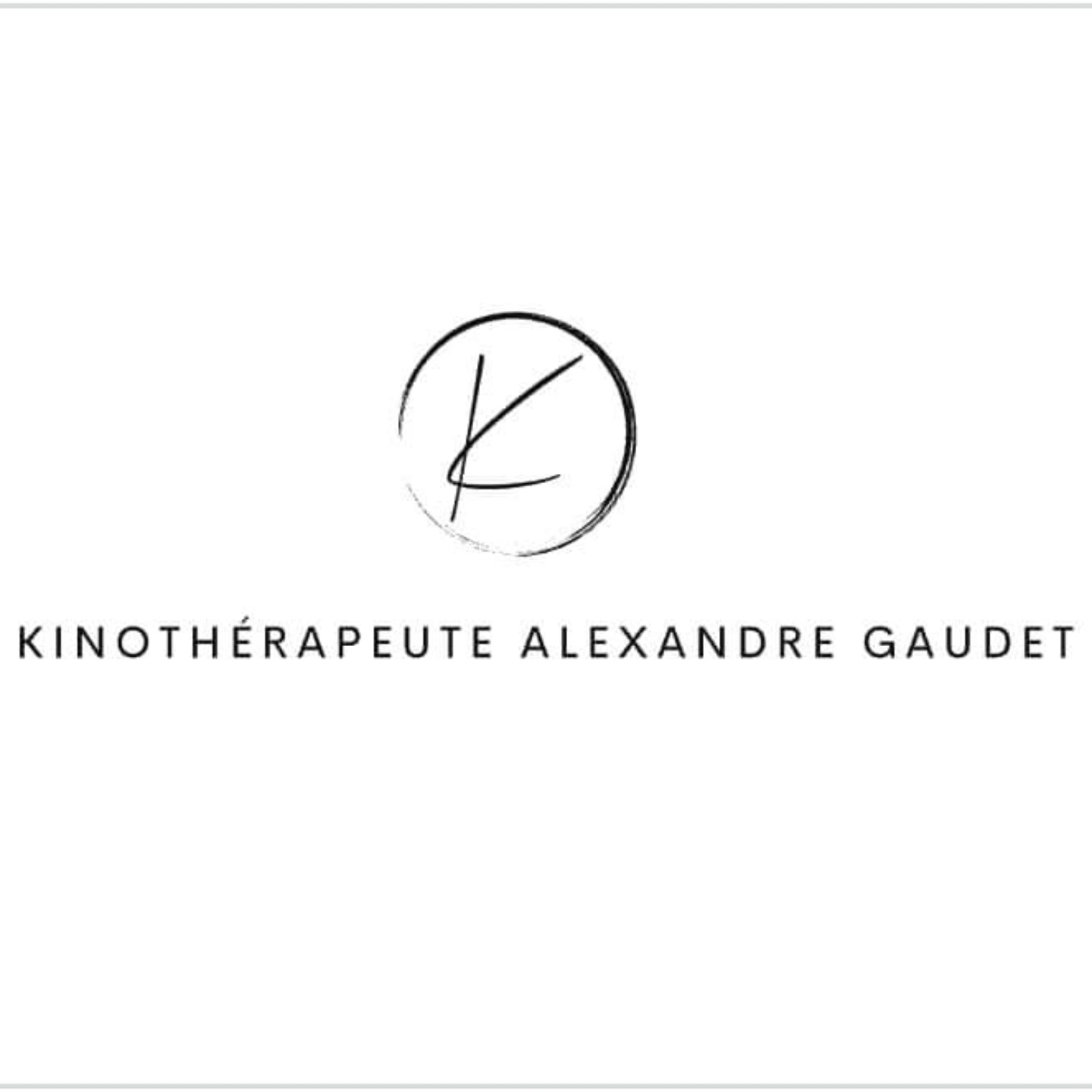 Kinothérapeute Alexandre Gaudet
