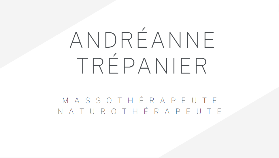 Andréanne Trépanier Massothérapeute